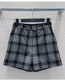 Christian Dior Women's Check'n'Dior Virgin Shorts Black