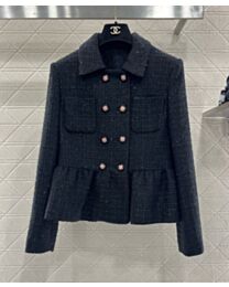 Chanel Women's Tweed Jacket Black