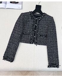 Chanel Women's Tweed Jacket Black