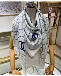 Chanel Women's Logo Printing Square Scarf