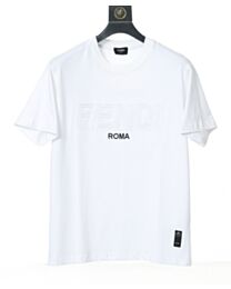 Fendi FENDI Roma Printing T-Shirt