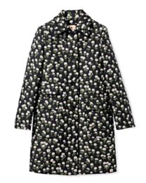 Gucci Women's Floral Crepe Single-breasted Coat Green