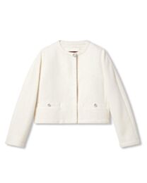 Gucci Women's Wool Boucle Jacket White