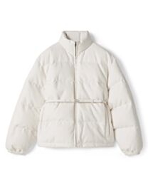 Gucci Women's GG Canvas Padded Bomber Jacket White