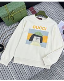 Gucci Women's Cotton Sweatshirt Cream