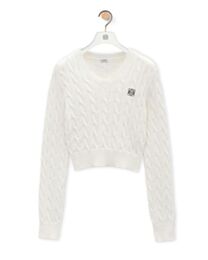 Loewe Women's Sweater In Cotton White