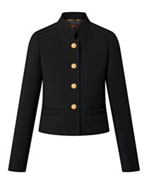 Louis Vuitton Women's LV Button Officer Jacket Black