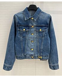 Louis Vuitton Women's Denim Jacket Dark Blue