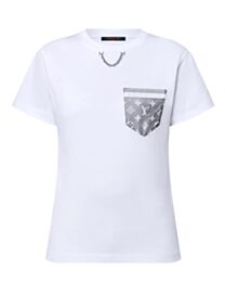 Louis Vuitton Women's Monogram Pocket T-Shirt White