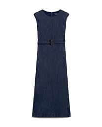 Max Mara Women's Cotton Denim Dresses Dark Blue
