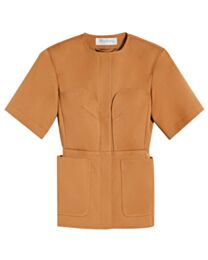 Max Mara Women's Feminine Gabardine Jacket Apricot