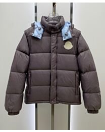 Moncler Men's Cyclone 2-n-1 Down Jacket Dark Coffee