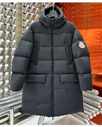 Moncler Men's Bosona Long Down Jacket Black