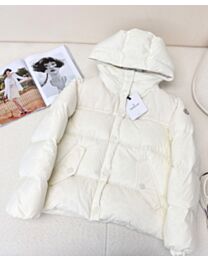 Moncler Women's Jaseur Down Jacket Cream