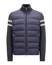 Moncler Women's Padded Wool Zip-Up Cardigan 