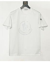 Moncler Crystal Logo Cotton T-Shirt