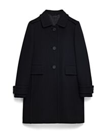 Prada Women's Natte Peacoat Black