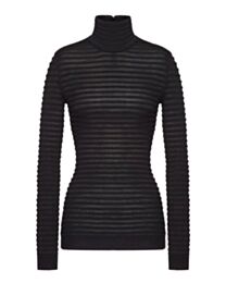 Valentino Women's Viscose And Wool Sweater Black