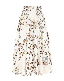 Zimmermann Women's Acacia Swing Skirt Cream