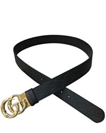 Gucci Reversible GG Supreme belt 473030 Black