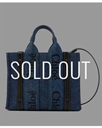 Chloe Small Woody Tote Bag Blue