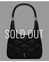 Saint Laurent Sade Hobo In Lambskin Black