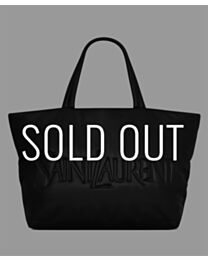 Saint Laurent Tote In Nappa Lambskin Black