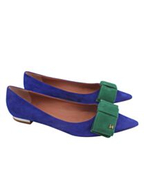 Louis Vuitton Women's Bow Tie Sandals Blue