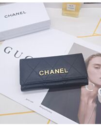 Chanel Bifold Wallet Black