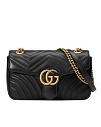 Gucci GG Marmont Small Shoulder Bag 443497 Black