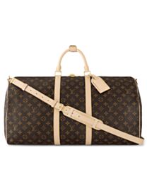 Louis Vuitton Keepall Bandouliere 55 Brown