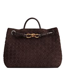 Bottega Veneta Medium Andiamo Dark Coffee