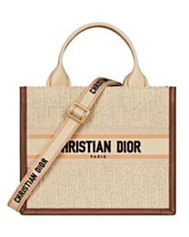 Christian Dior Small Dior Book Tote Apricot