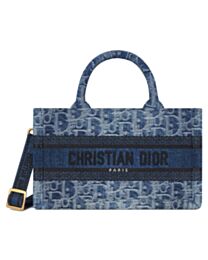 Christian Dior Mini Dior Book Tote Blue