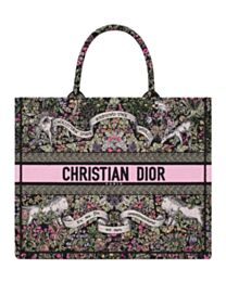 Christian Dior Large Dior Book Tote Pink