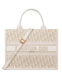 Christian Dior Medium Dior Book Tote Cream