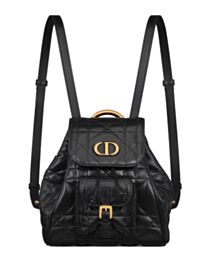 Christian Dior Small Dior Caro Backpack Black