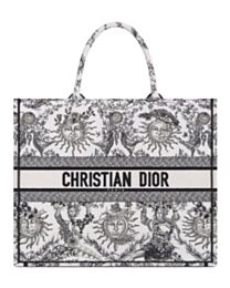Christian Dior Large Dior Book Tote White