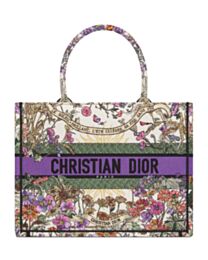 Christian Dior Medium Dior Book Tote Purple