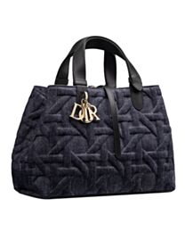 Christian Dior Medium Dior Toujours Bag Dark Blue