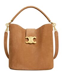 Celine Medium Louise Bag In Suede Calfskin Fawn