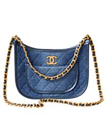 Chanel Hobo Handbag AS4666 Blue