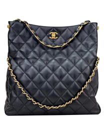 Chanel 22 Handbag AS3136 Black