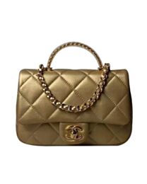 Chanel The mini mouth cover bag comes with a handle AS4848