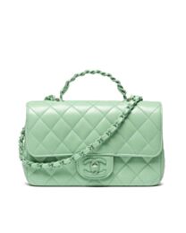 Chanel Mini Flap Bag With Top Handle AS5243 