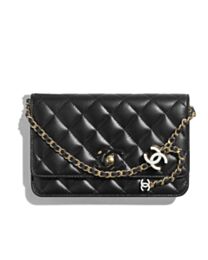 Chanel Wallet On Chain AP3938 Black