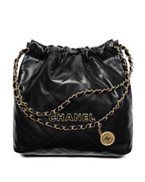 Chanel 22 Small Handbag AS3260 Black