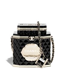 Chanel Tea Box Minaudiere AS4954 Black