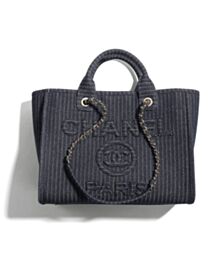 Chanel Shopping Bag AS3351 Dark Blue