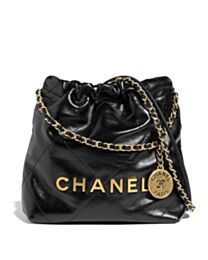 Chanel 22 Mini Handbag AS3980 Black